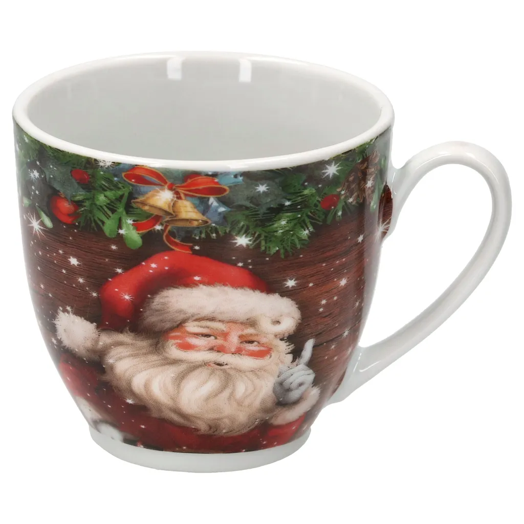 18tlg Kaffeeservice Santa 6 Personen Weihnachtsdekor Advent Weihnachtsmann Porzellan 2 18tlg Kaffeeservice Santa 6 Personen Weihnachtsdekor Advent Weihnachtsmann Porzellan – Bild 2
