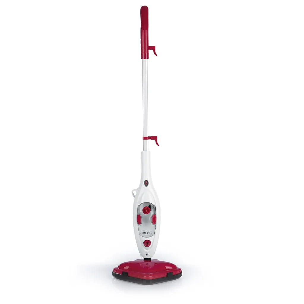 MAXXMEE Dampfbesen 1300W Weiß/rot 3 MAXXMEE Dampfbesen 1300W Weiß/rot – Bild 3