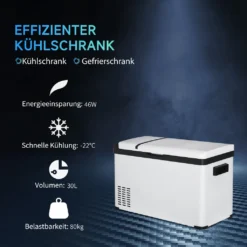 Outsunny Kühlbox Auto 30L Mit LCD-Anzeige Kompressor Autokühlschrank Elektrisch Boot Camper Reisen 12/24V DC Und 110-240V AC Weiß 12 Outsunny Kühlbox Auto 30L Mit LCD-Anzeige Kompressor Autokühlschrank Elektrisch Boot Camper Reisen 12/24V DC Und 110-240V AC Weiß -Haushalts Verkauf 00e0d74e304fc395b5d7a4aaf9d006b5