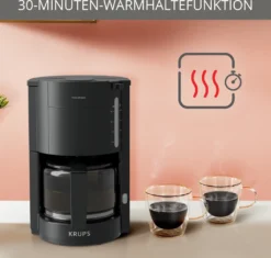 Krups F30908 ProAroma Kaffeemaschine Schwarz -Haushalts Verkauf 017cd13d6f10ed12d72735ee1255be66