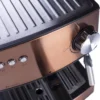 Adler Espressomaschine | Kaffeemaschine | Milchaufschäumer | Cappuccinomaschine | Siebträger Espressomaschine | Elektrische Espressomaschine | Bronze Design | 1,6L Wassertank | 850 Watt |15 Bar |