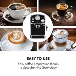 Espressionata Gusto Espressomaschine 1100W 15 Bar Druck Schwarz 9 Espressionata Gusto Espressomaschine 1100W 15 Bar Druck Schwarz -Haushalts Verkauf 04461a461845cdbf78b466554b2e5a1c