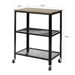 SoBuy SVW04-N Servierwagen Mit 3 Ablagen Beistellwagen Rollwagen Küchenwagen Küchenregal Industrie-Design BHT Ca.: 60x78x40cm 12 SoBuy SVW04-N Servierwagen Mit 3 Ablagen Beistellwagen Rollwagen Küchenwagen Küchenregal Industrie-Design BHT Ca.: 60x78x40cm -Haushalts Verkauf 04d88dce9f44f56346c36563e47cda89