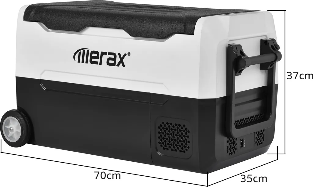 Merax Elektrisch Kühlbox Mit Kompressor 31.5L Schwarz, Mini Kühlschrank Tragbar Kühlleistung Bis -20° C, Gefrierbox 12/24 V Und 230 V Für Büro, Auto, Camping, Garten 12 Merax Elektrisch Kühlbox Mit Kompressor 31.5L Schwarz, Mini Kühlschrank Tragbar Kühlleistung Bis -20° C, Gefrierbox 12/24 V Und 230 V Für Büro, Auto, Camping, Garten – Bild 12