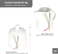 Kombiservice 62 Tlg. Fashion, Eckige Form 15 Kombiservice 62 Tlg. Fashion, Eckige Form -Haushalts Verkauf 05c1153d2b8f1626d34be925d2d559af