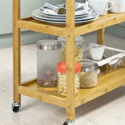 SoBuy Servierwagen, Küchenwagen, Küchenregal, Rollwagen, Teewagen, FKW34-B-N 12 SoBuy Servierwagen, Küchenwagen, Küchenregal, Rollwagen, Teewagen, FKW34-B-N -Haushalts Verkauf 07365fe60118bfc44760a8e4f3a2273b