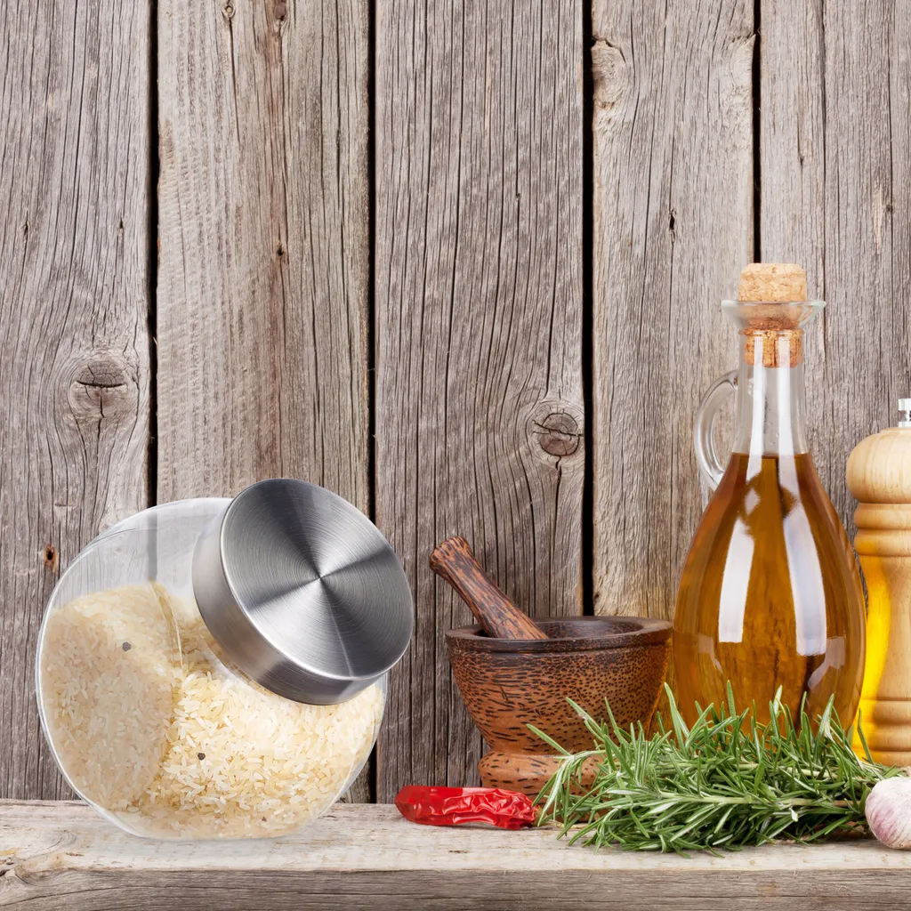 Relaxdays Bonbongläser 4er Set 1,5 L 2 Relaxdays Bonbongläser 4er Set 1,5 L – Bild 2