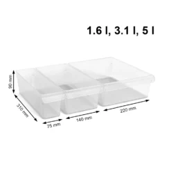 ROTHO SET Kühlschrankorg. PP 3 Tlg. MB LOFT, Farbe:Transparent 7 ROTHO SET Kühlschrankorg. PP 3 Tlg. MB LOFT, Farbe:Transparent -Haushalts Verkauf 0fdafdbeb81474cb24e15bb9c766159c