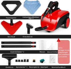 Dampfreiniger, Multifunktions-Dampfreiniger 1500W 1,5L Wassertank, 4,87m Netzkabel, Mit 18 Zubehörteilen, Geeignet Für Fußböden, Autositze, Matratzen, Küchen, Badezimmer, Fenster, Teppiche Usw 13 Dampfreiniger, Multifunktions-Dampfreiniger 1500W 1,5L Wassertank, 4,87m Netzkabel, Mit 18 Zubehörteilen, Geeignet Für Fußböden, Autositze, Matratzen, Küchen, Badezimmer, Fenster, Teppiche Usw -Haushalts Verkauf 0fe980daf980ca21f12459f32e776c1e