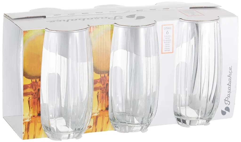Pasabahce Linka 420415 Wassergläser Lang 500 1 Pasabahce Linka 420415 Wassergläser Lang 500