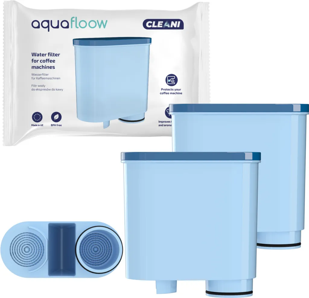 AquaFloow Set Für Philips/Saeco- 2x Wasserfilter, 1x Clean Max Entkalker 250ml, 2x Reinigungstabletten, Reiniger 2 AquaFloow Set Für Philips/Saeco- 2x Wasserfilter, 1x Clean Max Entkalker 250ml, 2x Reinigungstabletten, Reiniger – Bild 2