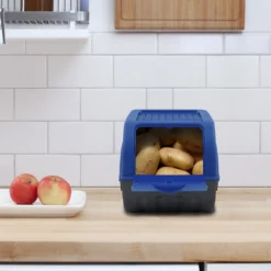 Kartoffel Aufbewahrungsbox Blau+ Weiß 2er Set I Gemüsebox Kartoffelbox Mit Deckel Für Ca. 4 Kg Kartoffeln + 6 Aufkleber Mit Gemüsesorten 12 Kartoffel Aufbewahrungsbox Blau+ Weiß 2er Set I Gemüsebox Kartoffelbox Mit Deckel Für Ca. 4 Kg Kartoffeln + 6 Aufkleber Mit Gemüsesorten -Haushalts Verkauf 16f33fb7a68d65dee110ff8ae006c747