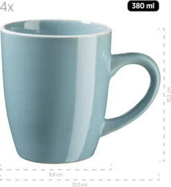 Mäser 931770 Kombiservice Elissa Für 6 Personen, Steinzeug, Türkis (1 Set, 24-teilig) -Haushalts Verkauf 1b55897a88358f64341e3ceb9866d575