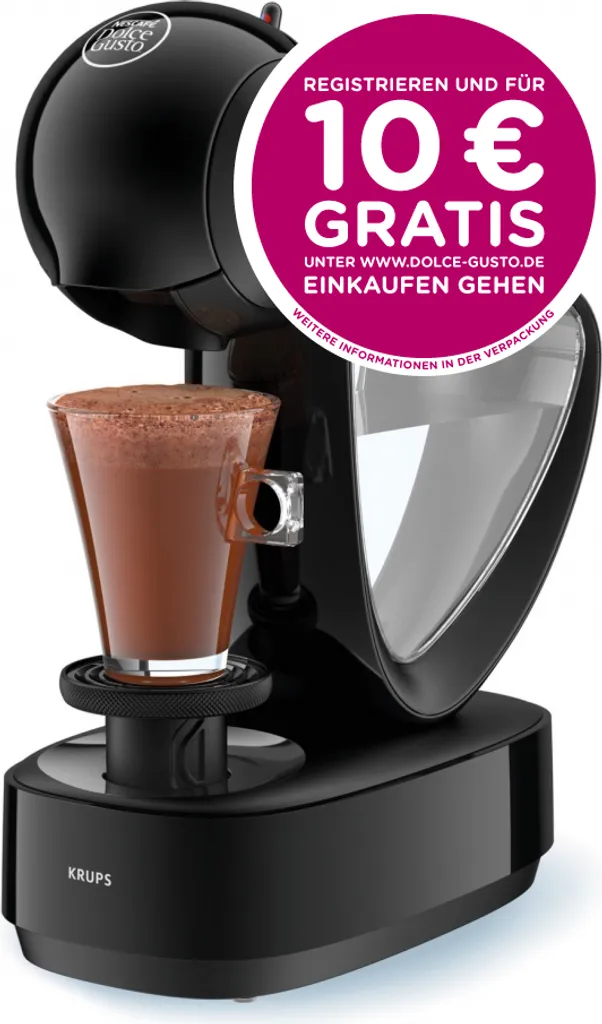 Krups Espressomaschine NESCAFÉ® DOLCE GUSTO® Infinissima KP1708, Schwarz 1 Krups Espressomaschine NESCAFÉ® DOLCE GUSTO® Infinissima KP1708, Schwarz