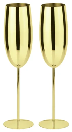 Sambonet Paderno Mixology Set 2 Champagnerflöten Gold