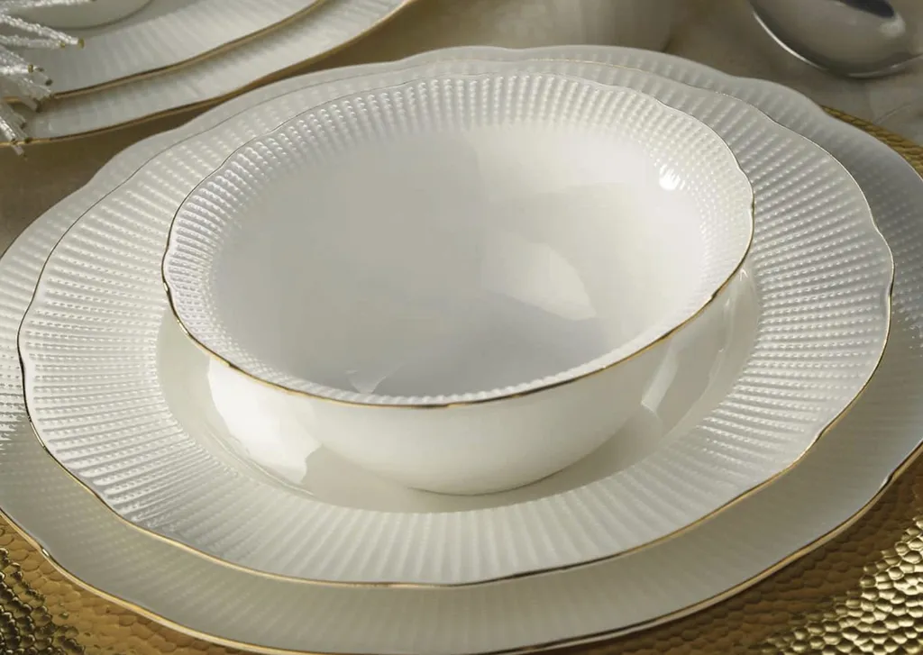 Kütahya Porselen Ilay 24 Teile Porzellan Geschirr Set Gold BNILY24Y2520 15 Kütahya Porselen Ilay 24 Teile Porzellan Geschirr Set Gold BNILY24Y2520 – Bild 15