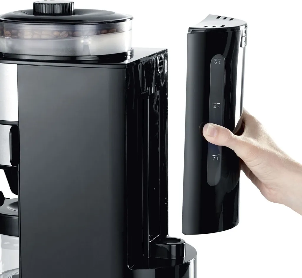 Severin KA 4811 Filterkaffeemaschine Mit Mahlwerk Für 6 Tassen Edelstahl Schwarz 1 Severin KA 4811 Filterkaffeemaschine Mit Mahlwerk Für 6 Tassen Edelstahl Schwarz