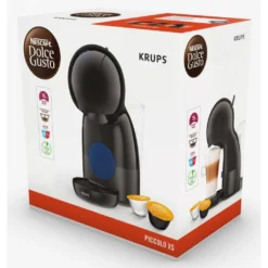 Krups Kaffeekapselmaschinen Nescafe Dolce Gusto Piccolo XS, Farbe:Schwarz/Blau, KP 1A01 -Haushalts Verkauf 21cea8a2b239d996feaa5f7bbeeb95b4