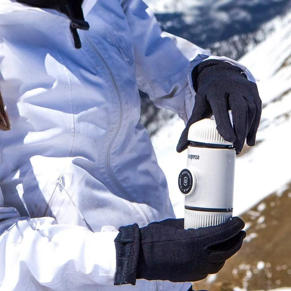 WACACO Nanopresso Tragbare Espressomaschine, Mit Nanopresso-Etui, Upgrade-Version Von Minipresso, Reisekaffeemaschine, Kaffee-To-Go, Manuell Betrieben, Weiß, Nachhaltig 3 WACACO Nanopresso Tragbare Espressomaschine, Mit Nanopresso-Etui, Upgrade-Version Von Minipresso, Reisekaffeemaschine, Kaffee-To-Go, Manuell Betrieben, Weiß, Nachhaltig – Bild 3