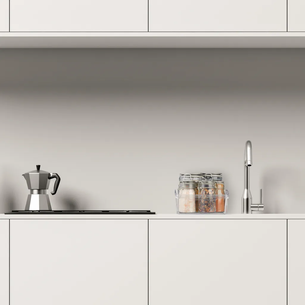 Relaxdays 4 X Küchen Organizer Transparent 2 Relaxdays 4 X Küchen Organizer Transparent – Bild 2