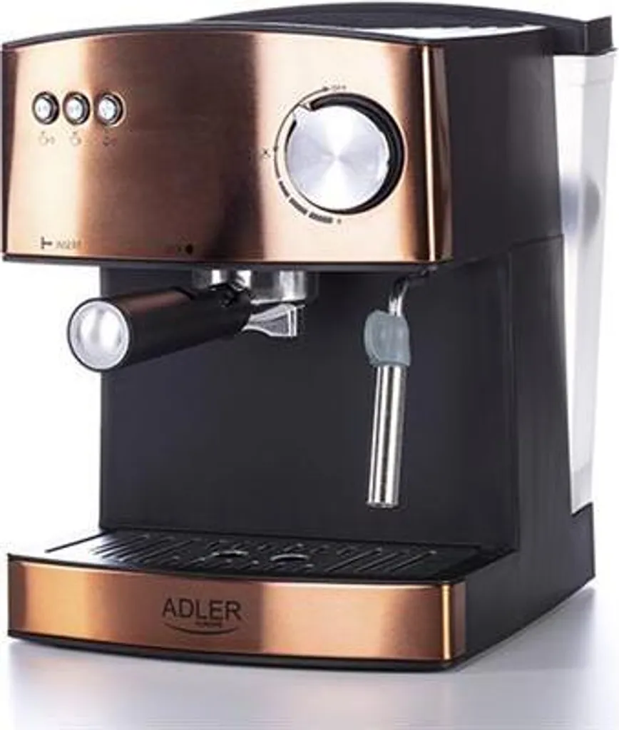 Adler Espressomaschine | Kaffeemaschine | Milchaufschäumer | Cappuccinomaschine | Siebträger Espressomaschine | Elektrische Espressomaschine | Bronze Design | 1,6L Wassertank | 850 Watt |15 Bar | 4 Adler Espressomaschine | Kaffeemaschine | Milchaufschäumer | Cappuccinomaschine | Siebträger Espressomaschine | Elektrische Espressomaschine | Bronze Design | 1,6L Wassertank | 850 Watt |15 Bar | – Bild 4