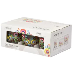 KROSNO Folk Bunt Wassergläser, 6er-Set, 250 Ml 12 KROSNO Folk Bunt Wassergläser, 6er-Set, 250 Ml -Haushalts Verkauf 288171c3e4fb1dd4ebc45b48b0581ec5