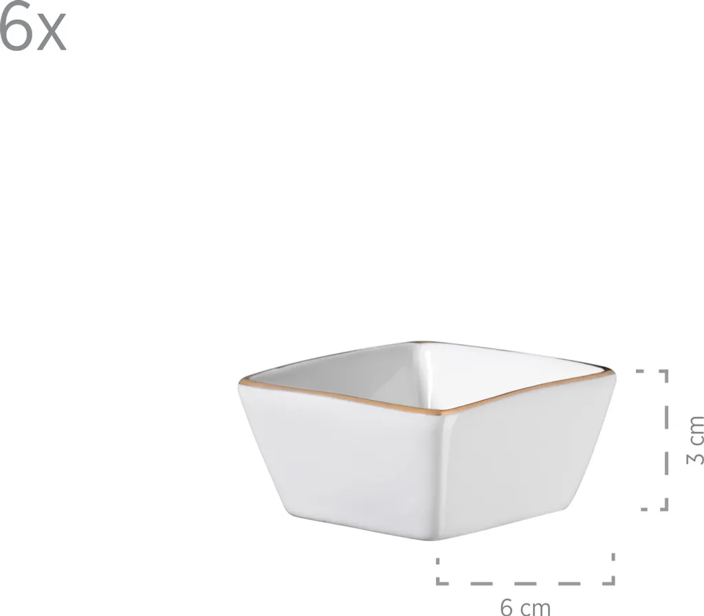 Mäser 931735 Kombiservice Professional Dining Für 6 Personen, Porzellan, Weiß (1 Set, 24-teilig) 9 Mäser 931735 Kombiservice Professional Dining Für 6 Personen, Porzellan, Weiß (1 Set, 24-teilig) – Bild 9