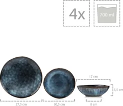 Sänger SÄNGER Steingut Geschirrset Tokio, Tafelservice 12 Teilig Für 4 Personen 15 Sänger SÄNGER Steingut Geschirrset Tokio, Tafelservice 12 Teilig Für 4 Personen -Haushalts Verkauf 2cb1ed49dabd5d220d1f3c6aad4badb0