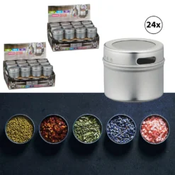 Aufbewahrungsdosen Magnetisch 24er Set Gewürzdosen Gewürzbehälter Mehrzweckdose Dosen