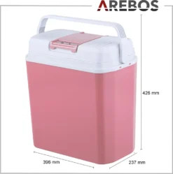 AREBOS 20 Liter Kühlbox Elektrisch, Klein, Zum Kühlen Und Warmhalten, Mit ECO Modus, 12/230 V Für Auto Und Steckdose, Kühltasche, Isoliertasche -Haushalts Verkauf 2d92055830dd9b965ef1593a6f58d05f