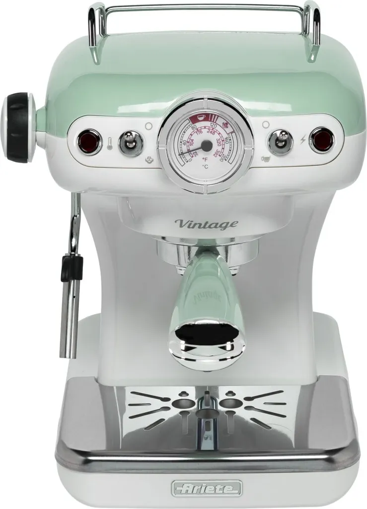 Ariete Vintage Siebträger-Espressomaschine Grün 7 Ariete Vintage Siebträger-Espressomaschine Grün – Bild 7