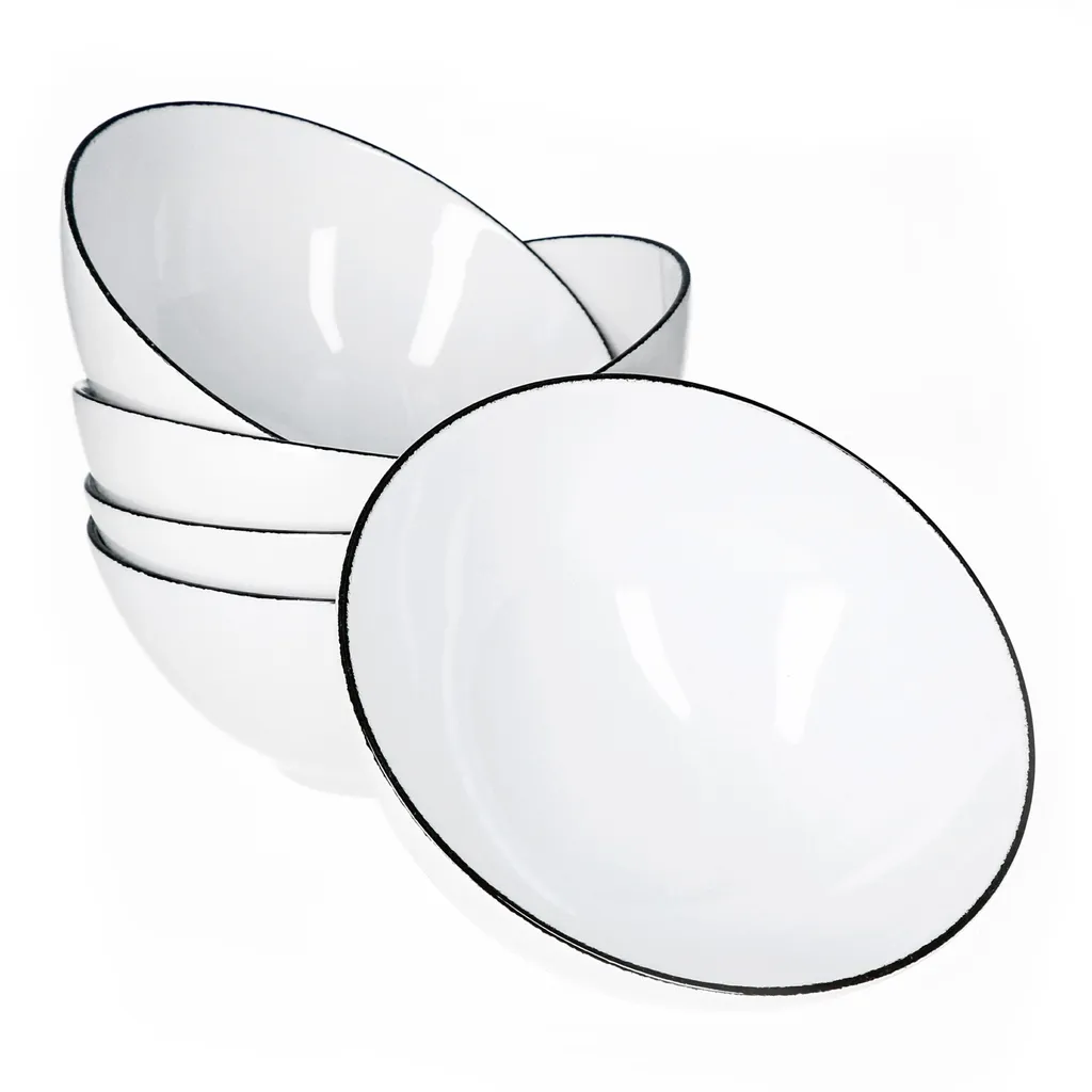 Van Well Black Star 24tlg. Kombi-Service 6 Personen Porzellan Geschirr-Set 5 Van Well Black Star 24tlg. Kombi-Service 6 Personen Porzellan Geschirr-Set – Bild 5