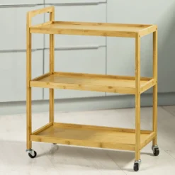 SoBuy Servierwagen, Küchenwagen, Küchenregal, Rollwagen, Teewagen, FKW34-B-N 11 SoBuy Servierwagen, Küchenwagen, Küchenregal, Rollwagen, Teewagen, FKW34-B-N -Haushalts Verkauf 2ff5af95964151ac245c322ce19cd87a