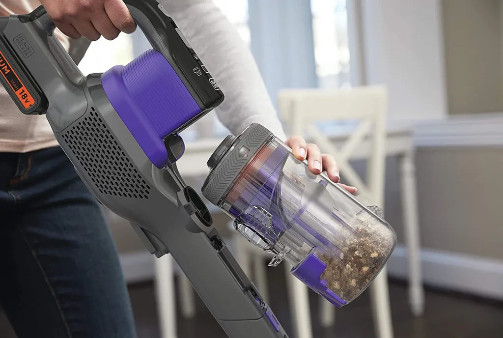 Black & Decker BHFEV182CP 4in1 Pet Akku-Handstaubsauger Mit Stiel Violett 7 Black & Decker BHFEV182CP 4in1 Pet Akku-Handstaubsauger Mit Stiel Violett – Bild 7