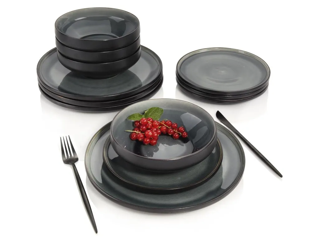 Sänger SÄNGER Steingut Geschirrset Helsinki, Tafelservice 12 Teilig Für 4 Personen 1 Sänger SÄNGER Steingut Geschirrset Helsinki, Tafelservice 12 Teilig Für 4 Personen