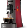 Philips Senseo Select CSA230 / 90 - Kaffeepadmaschine - Dunkelrot Und Kaschmirgrau