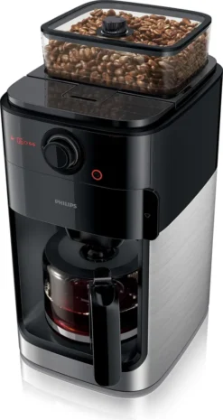 Philips Grind + Brew Filterkaffeemaschine Mit Mahlwerk, 1.2 L Glaskanne, Bis Zu 12 Tassen, Metall, Schwarz (HD7767/00) 9 Philips Grind + Brew Filterkaffeemaschine Mit Mahlwerk, 1.2 L Glaskanne, Bis Zu 12 Tassen, Metall, Schwarz (HD7767/00) -Haushalts Verkauf 3676f6f951995a52f46fc9bde8ec0aba