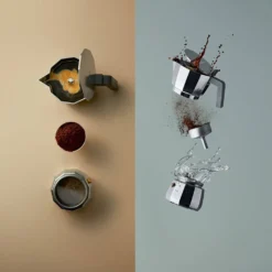 Alessi Moka - Espressokocher, 3 Tassen -Haushalts Verkauf 3723d3206fdd8a69ec4f185cc6afb890