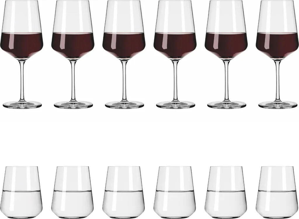 Lichtweiss Julie Rotwein- Und Wasserglas-Set #2 Von Nadine Niggemeier 2 Lichtweiss Julie Rotwein- Und Wasserglas-Set #2 Von Nadine Niggemeier – Bild 2