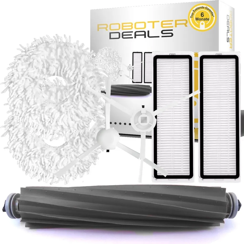 Zubehör Set, Ersatzteile Kit Für Dreame L10s Ultra (2x Filter, 2x Seitenbürste, 2x Pad, 1x Hauptbürste) 1 Zubehör Set, Ersatzteile Kit Für Dreame L10s Ultra (2x Filter, 2x Seitenbürste, 2x Pad, 1x Hauptbürste)