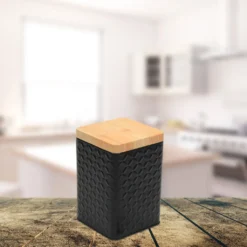 2er Set Metall Vorratsdose Mit Deckel 16x10,5x10,5cm - Schwarz 17 2er Set Metall Vorratsdose Mit Deckel 16x10,5x10,5cm - Schwarz -Haushalts Verkauf 3addf6b78986a920194f16cb58759cbb