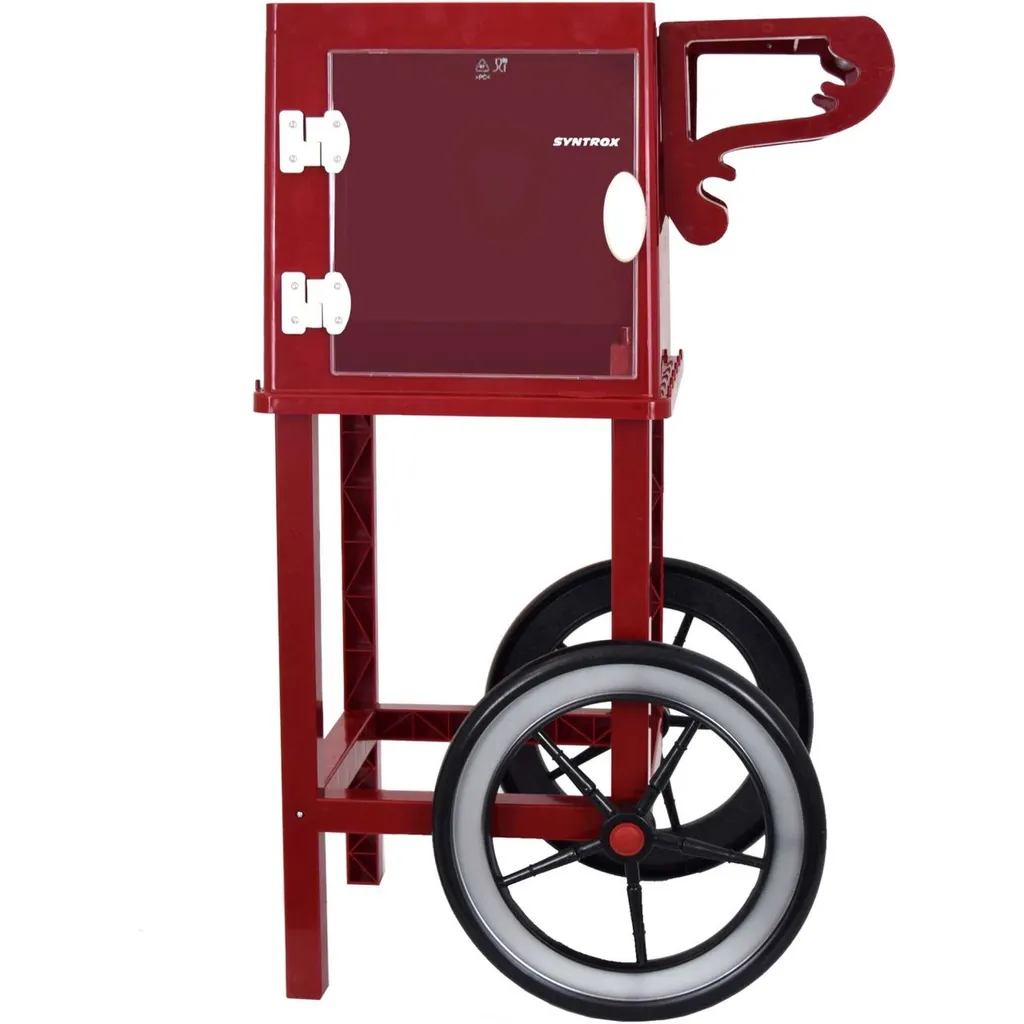 Syntrox Untergestell Popcornwagen Für Popcorn Maker Mit Zwei Reifen 1 Syntrox Untergestell Popcornwagen Für Popcorn Maker Mit Zwei Reifen