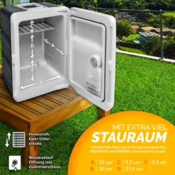 Tillvex Kühlbox Elektrisch 40L Grau Mit Rollen | Mini-Kühlschrank 230 V Und 12 V Für KFZ Auto Camping | Kühlt & Wärmt | ECO-Modus 11 Tillvex Kühlbox Elektrisch 40L Grau Mit Rollen | Mini-Kühlschrank 230 V Und 12 V Für KFZ Auto Camping | Kühlt & Wärmt | ECO-Modus -Haushalts Verkauf 3d684523f6ff64fb5df90597f3711ba5