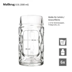 6er Set Maßkrug 0,5L Geeicht Halber Liter Bierkrug Bierglas Perfekt Geeignet Für Gastronomie 15 6er Set Maßkrug 0,5L Geeicht Halber Liter Bierkrug Bierglas Perfekt Geeignet Für Gastronomie -Haushalts Verkauf 3da49adcc7eb0c80c0ea82c338880c1d