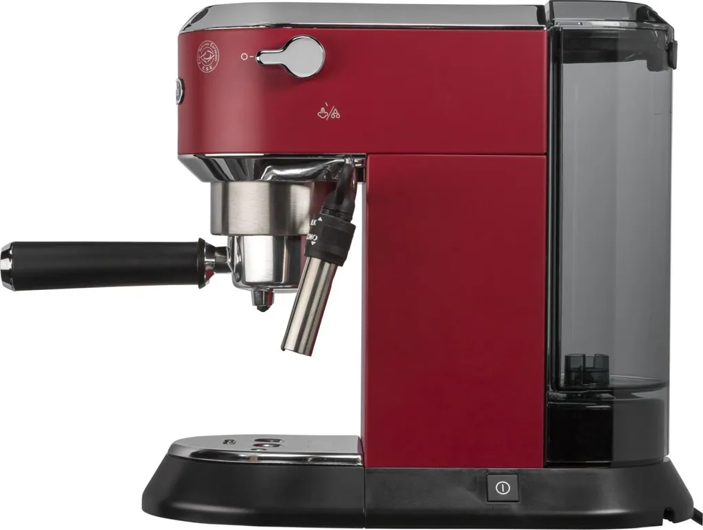 De'Longhi DeLonghi EC685.R Dedica Style Siebträger Espressomaschine Rot 2 De'Longhi DeLonghi EC685.R Dedica Style Siebträger Espressomaschine Rot – Bild 2