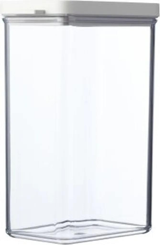Mepal - Omnia Vorratsdose Mit Deckel Rechteckig - Küchenorganizer & Aufbewahrungsbox - 2000 Ml - Nordic White 1 Mepal - Omnia Vorratsdose Mit Deckel Rechteckig - Küchenorganizer & Aufbewahrungsbox - 2000 Ml - Nordic White