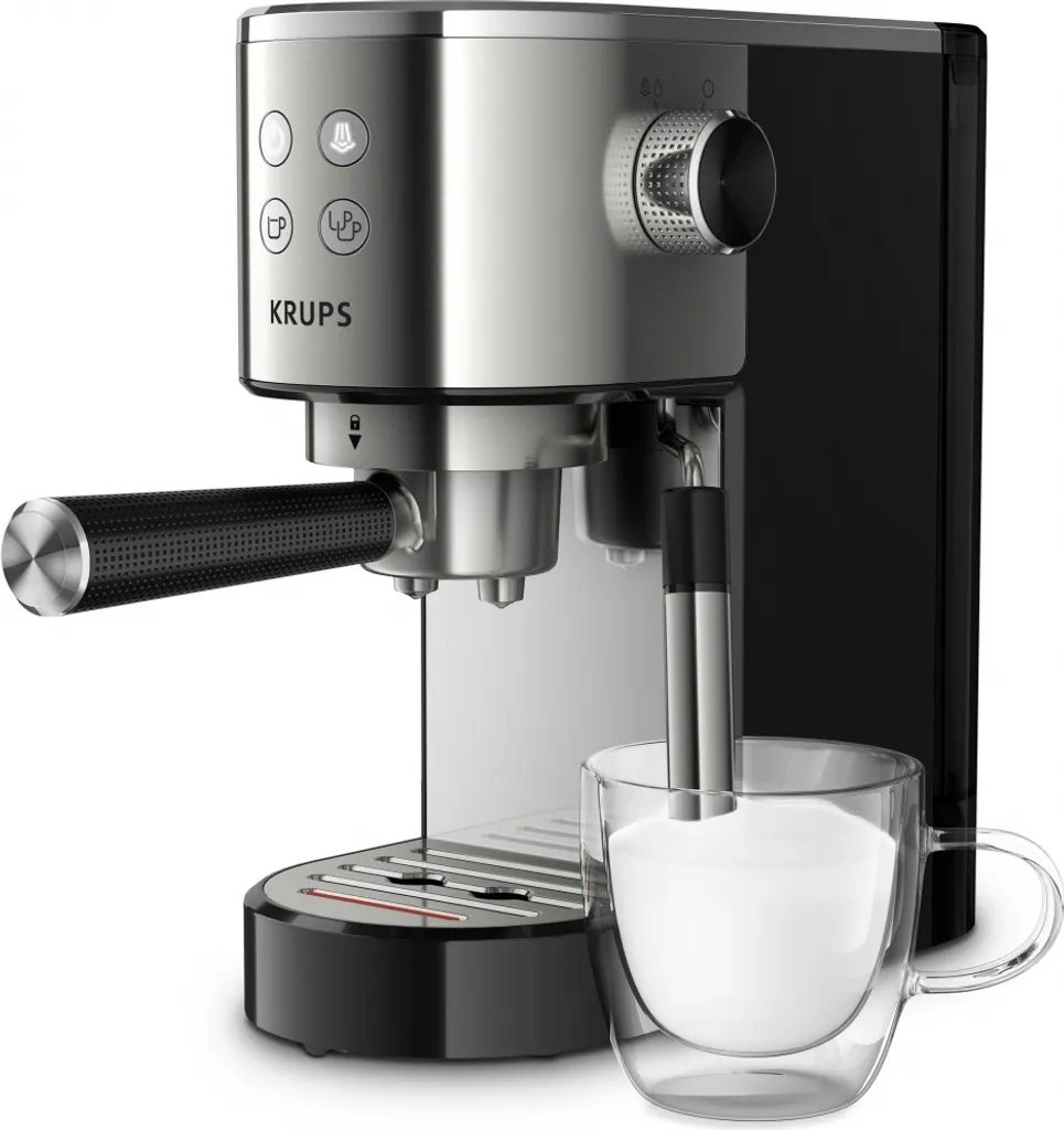 Krups XP 442 - Espresso Siebträger - Edelstahl/schwarz 7 Krups XP 442 - Espresso Siebträger - Edelstahl/schwarz – Bild 7