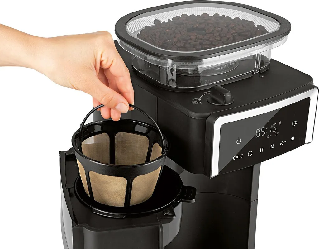 Kaffeemaschine Filterkaffeemaschine Edelstahl Thermoskanne Timer Mit Mahlwerk 11 Kaffeemaschine Filterkaffeemaschine Edelstahl Thermoskanne Timer Mit Mahlwerk – Bild 11