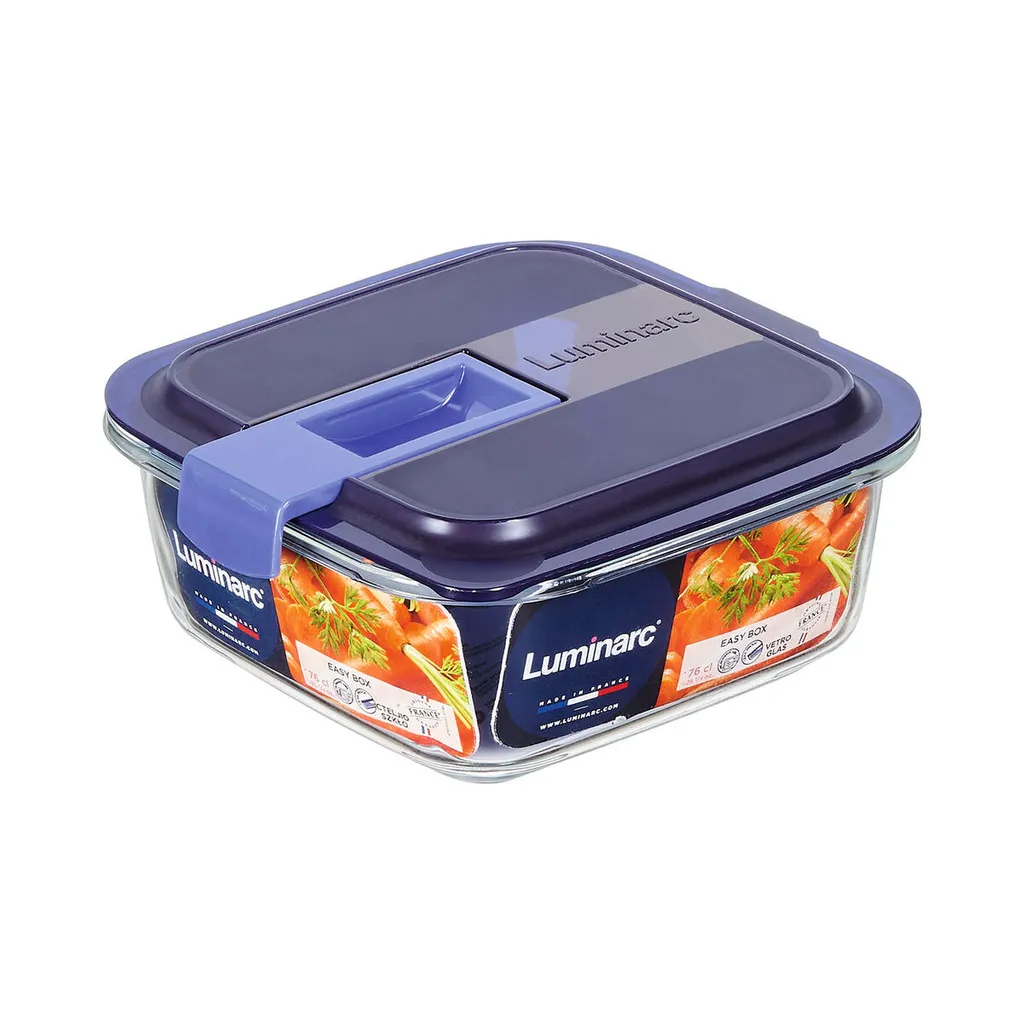 Lunchbox Hermetisch Luminarc Easy Box Zweifarbig Glas 760 Ml 1 Lunchbox Hermetisch Luminarc Easy Box Zweifarbig Glas 760 Ml