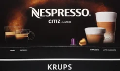 Krups XN7615.19 Nespresso Citiz & Milk Kaffeekapselmaschine (1260 Watt, Wassertankkapazität: 1l, Pumpendruck: 19 Bar) Rot 18 Krups XN7615.19 Nespresso Citiz & Milk Kaffeekapselmaschine (1260 Watt, Wassertankkapazität: 1l, Pumpendruck: 19 Bar) Rot -Haushalts Verkauf 484f720b0583a576a6655ffec56785a1